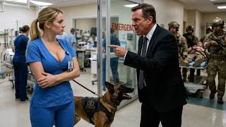 Thumbnail: “Get That Dog Out!” He Fired the Nurse—Until the SEAL Commander Revealed Who She Was