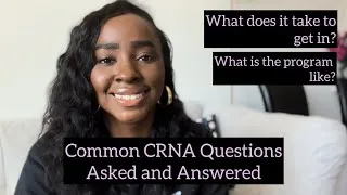 Thumbnail: Getting into CRNA School|What is CRNA School Like
