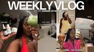 Thumbnail: Vlog: *realistic* My Life Outside of Nursing, 30 Day Weight Loss Reset + Dates, Routines & Yapping
