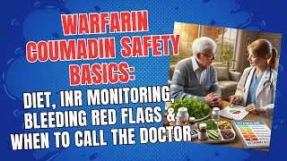 Thumbnail: Warfarin Coumadin Safety Basics: Diet, INR Monitoring, Bleeding Red Flags & When to Call the Doctor
