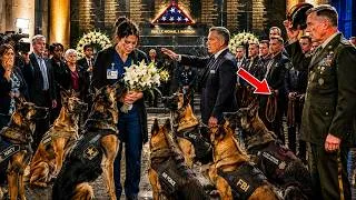 Thumbnail: The Nurse Was Asked to Exit the Memorial — Then 7 K9 Dogs Broke Formation To Stop Her
