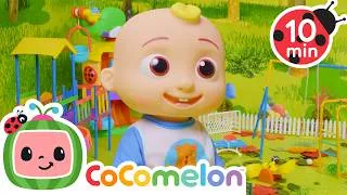 Thumbnail: Playtime at the Park! 🛝 CoComelon Toy Play Learning | Nursery Rhymes for Babies