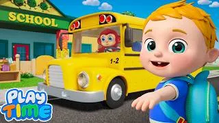 Thumbnail: WHEELS ON THE BUS ( Back to the school ) Bouncy Wheels go Round and Round