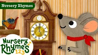 Thumbnail: Hickory Dickory Dock, The Mouse and the Clock 🕰️ Songs For Kids | Nursery Rhymes 123