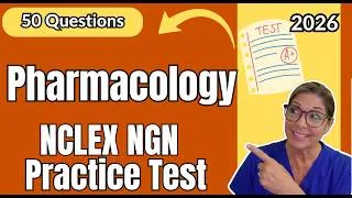Thumbnail: 50 Pharmacology NCLEX Questions with Rationales | Adult, Peds & OB