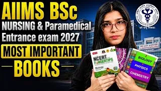 Thumbnail: 🚨 Don't Buy Any Book Before Watching This | Best Books for AIIMS B.Sc. Nursing Entrance Exam 2027 📚🔥