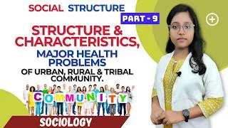 Thumbnail: MAJOR HEALTH PROBLEMS IN URBAN, RURAL & TRIBAL COMMUNITIES | Applied Sociology | UNIT 2 | Part 9