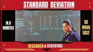 Thumbnail: standard deviation |“From Zero to Pro: Master Standard Deviation TODAY”| Nursing Research Statistics