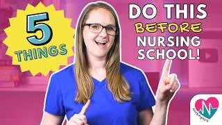 Thumbnail: 5 Things To Do BEFORE Nursing School Starts (Don't Skip #1)