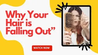 Thumbnail: Hair Fall Causes, Stress & Nutrition Explained ✅