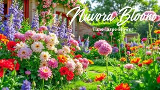 Thumbnail: 🌷 Beautiful Flowers Time-Lapse 4K | A World Painted with Flowers & Calming Piano Music
