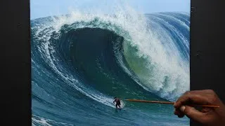 Thumbnail: Oil Seascape Painting Process | WHERE GIANTS RISE