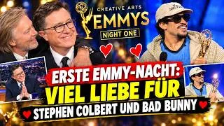 Thumbnail: Erste Emmy-Nacht: Viel Liebe für Stephen Colbert und Bad BunnyEmmy