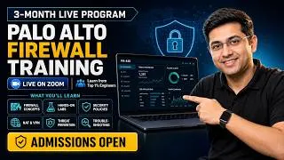 Thumbnail: 🔥 CCNA & CCNP Done? Now Learn Palo Alto Firewall! | The Next Step for Network Engineers