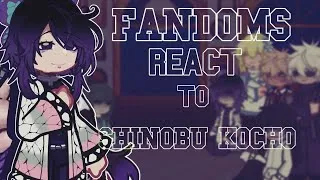Thumbnail: FANDOMS react to SHINOBU KOCHO// WIP//OOC//1.8X Or 2x//GL2//redesign//2/2
