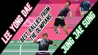 Thumbnail: Lee yong dae Jung jae sung | Best Rallies |  mens doubles | Badminton