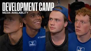 Thumbnail: New York Islanders Development Camp | Blue and White Scrimmage Media Availability