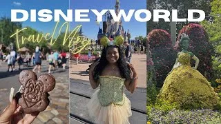 Thumbnail: Travel Vlog: 1st time at DISNEYWORLD, Magic Kingdom, EPCOT, LUXURY dinner 💕