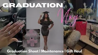 Thumbnail: Graduation Vlog: I MASTERED it 👩🏾‍🎓 photoshoot, maintenance, GIFT haul & more 💕