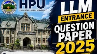 Thumbnail: HPU LLM ENTRANCE QUESTION PAPER 2025