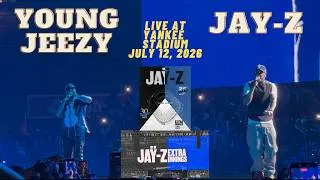 Thumbnail: JAY-Z brings out YOUNG JEEZY for EXTRA INNINGS show! @ Yankee Stadium; July 12, 2026