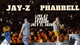 Thumbnail: JAY-Z brings out PHARELL to do the hits!!  Night 2 @ Yankee Stadium; The Blueprint 25th Anniversary
