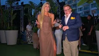 Thumbnail: Designer Liliana Montoya interviewed backstage during Miami Swim Week The Shows