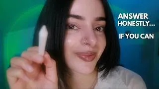 Thumbnail: ASMR with Eyes CLOSED ✨ Can You Answer These Personal & Random Questions?