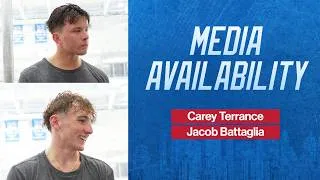 Thumbnail: NYR Development Camp: Carey Terrance & Jacob Battaglia | June 30, 2026