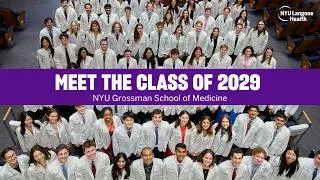 Thumbnail: Meet the NYU Grossman School of Medicine Class of 2029 | White Coat Ceremony
