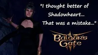 Thumbnail: The companions’ reactions when Shadowheart deletes Nightsong to become a Dark Justiciar
