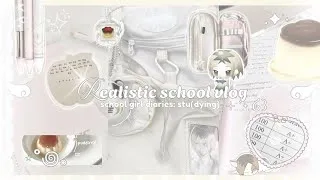 Thumbnail: ˚꒰ ep. 12 ꒱ *REALISTIC* school vlog ⟡˖ ࣪  stu(dying), fun moments, slice of life ₍^. .^₎⟆