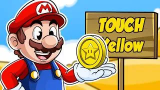Thumbnail: Every Mario Game but You Must Touch YELLOW