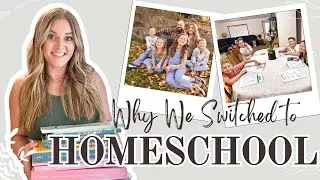 Thumbnail: WHY I HOMESCHOOL (AS A FORMER PUBLIC SCHOOL TEACHER) | THE TOP 3 REASONS WE MADE THE SWITCH