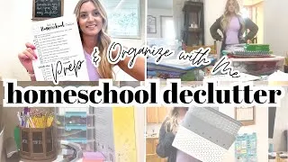 Thumbnail: PREP & ORGANIZE WITH ME FOR A NEW HOMESCHOOL YEAR! | EP. 1: DECLUTTER MY SMALL HOMESCHOOLING SPACE