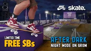 Thumbnail: skate. after dark and NIKE SB event. How Do You Get the Dunks? Free shoes in EA skate. w/ night mode