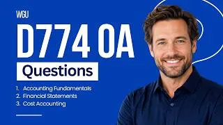 Thumbnail: WGU D774 OA Exam Prep | Real-Style Exam Questions for Your Success!