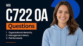 Thumbnail: WGU C722 OA Domain 01 | Hardest Questions - Foundations of Project Management