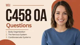 Thumbnail: OA Questions | WGU C458 Health and Wellness - Domain 1 Q&A