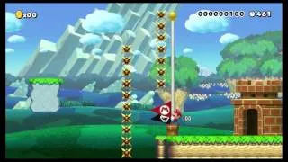 Thumbnail: Hard Mario Maker Levels - バネを持って壁キック