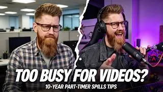 Thumbnail: Too Busy With Your 9-5 to Make Videos? 10-Year Part-Time Streamer Spills Real Tips!