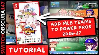 Thumbnail: Add MLB Teams to Power Pros 2026-2027 on Nintendo Switch