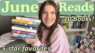 Thumbnail: I Couldn't Stop Giving 5 Stars⭐June Reading Wrap-Up