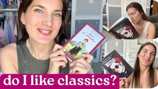 Thumbnail: a Classic I never thought I'd read | classics reading vlog