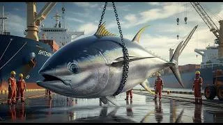 Thumbnail: Giant Bluefin Tuna Explosion – Massive Schools, Violent Strikes & Extreme Deep Sea Fishing