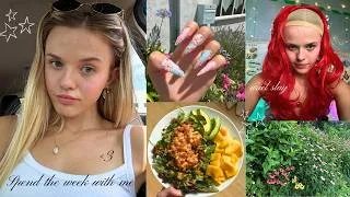 Thumbnail: vlog: days in my life ˚˖𓍢ִ໋❀ learning piano, thrift hauls, cooking/baking, filming, etc
