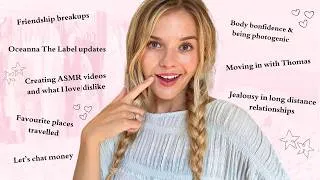 Thumbnail: Q&A ˚౨ৎ˚ jealousy in relationships, moving to england, oceanna the label rebrand, travelling, etc ✩