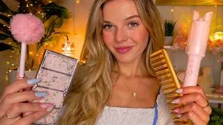 Thumbnail: ASMR Pampering You Until You Fall Asleep 🦢🕯️ (gentle hairplay, skincare, makeup)