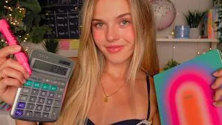 Thumbnail: ASMR Shy Girl Is Your Summer School Tutor ₊˚.✏️📓✩ (close fluffy whispers)