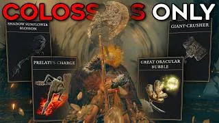 Thumbnail: Elden Ring (+DLC) But I Can ONLY USE COLOSSAL WEAPONS